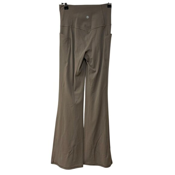 Athleta Salutation Stash Flare Pant Leggings Pockets XS High Rise Gym Yoga - Picture 4 of 6